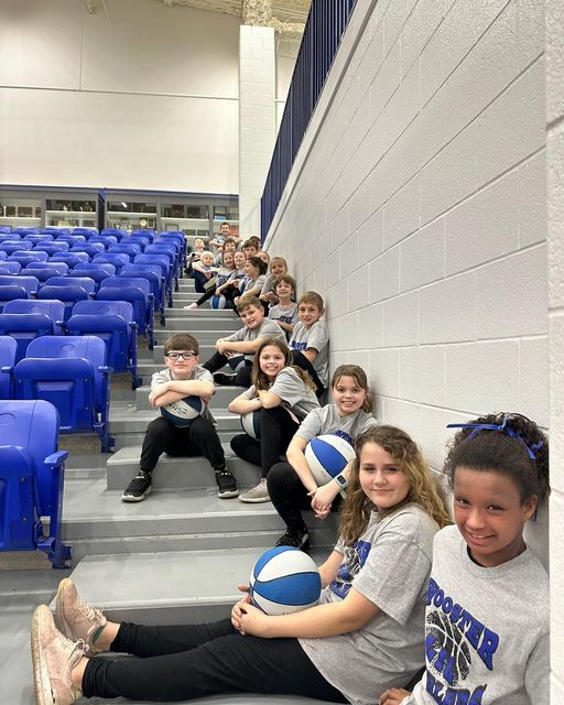  Lil Dribblers anxiously awaiting their performance